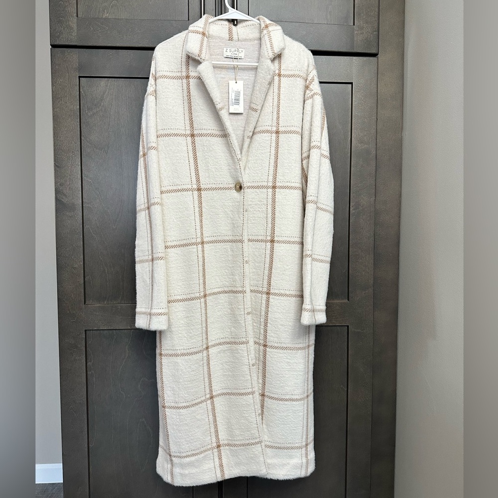 Z Supply Mason Windowpane Jacket XL